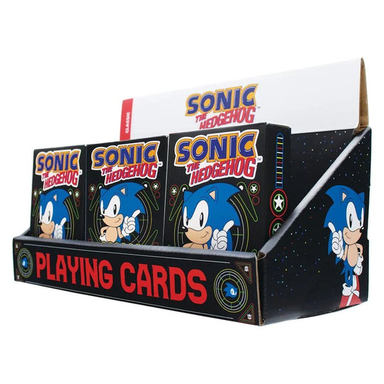 SONIC - Playing Cards CDU Containing 12 Packs