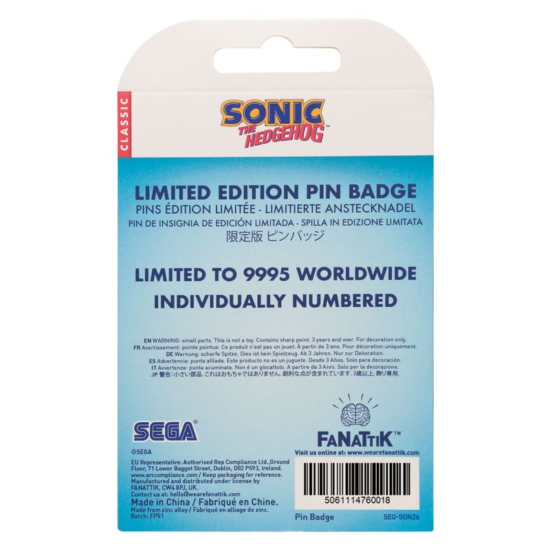 SONIC - Amy - Limited Edition Pin's