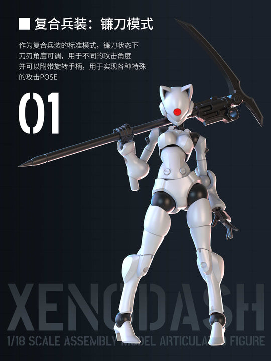 SHEIK MAINLAND - Xenodash (White) - Model Kit 1/18