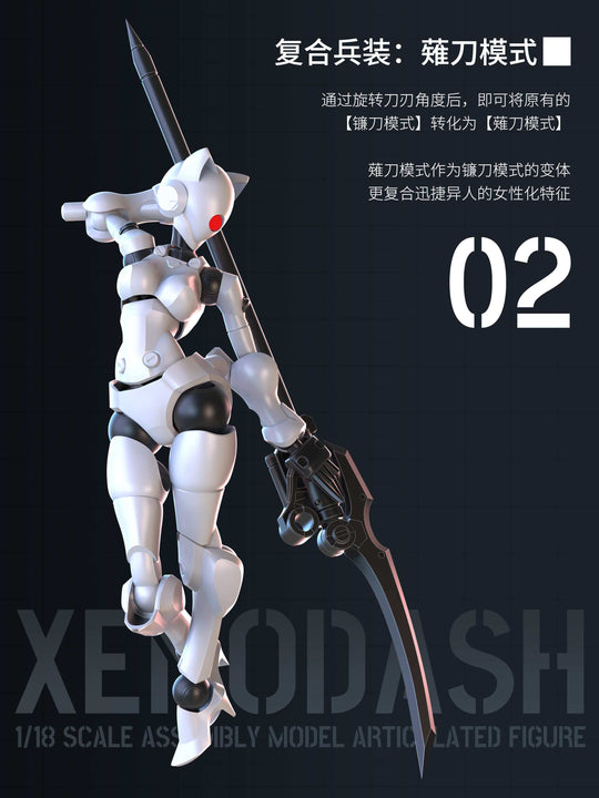 SHEIK MAINLAND - Xenodash (White) - Model Kit 1/18