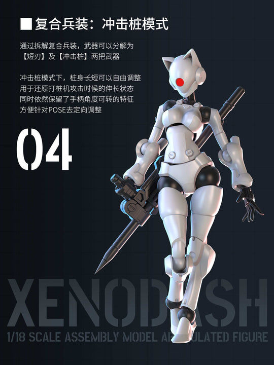 SHEIK MAINLAND - Xenodash (White) - Model Kit 1/18