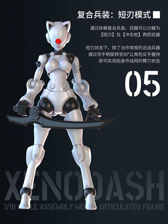 SHEIK MAINLAND - Xenodash (White) - Model Kit 1/18