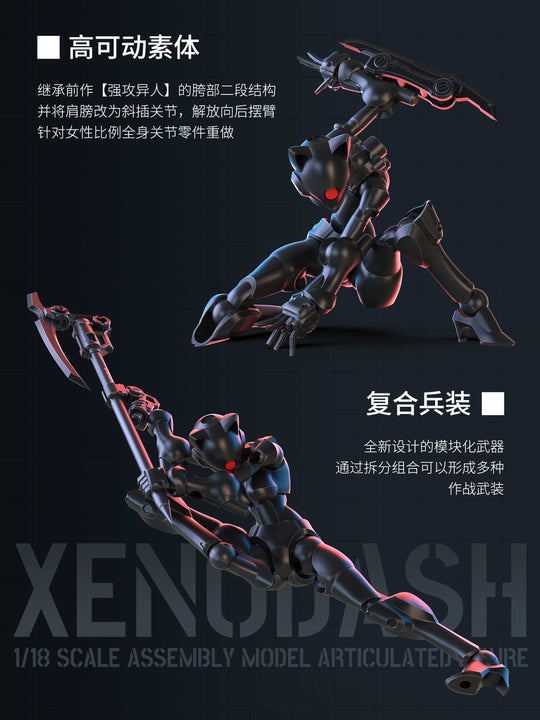 SHEIK MAINLAND - Xenodash (Black) - Model Kit 1/18