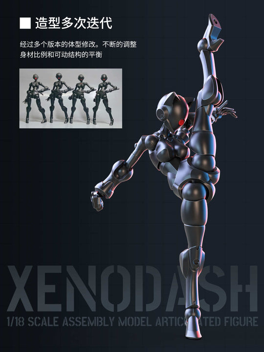 SHEIK MAINLAND - Xenodash (Black) - Model Kit 1/18