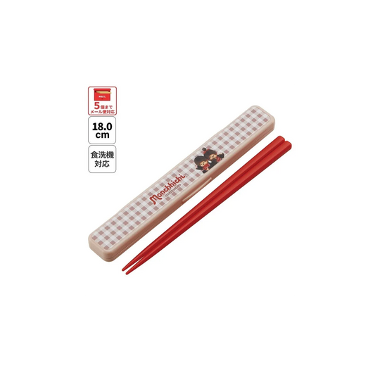 MONCHHICHI - Chopsticks box Set 18 cm