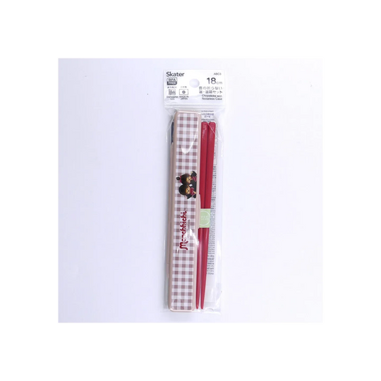 MONCHHICHI - Chopsticks box Set 18 cm
