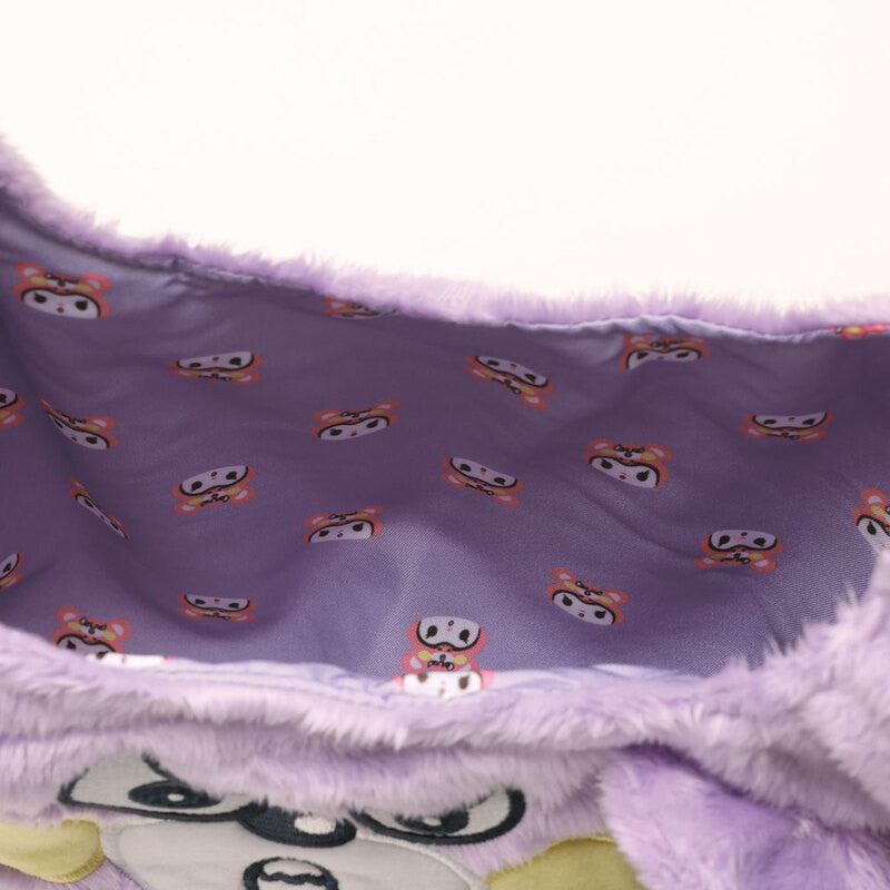 SANRIO - Kuromi - Mini Fur Tote bag