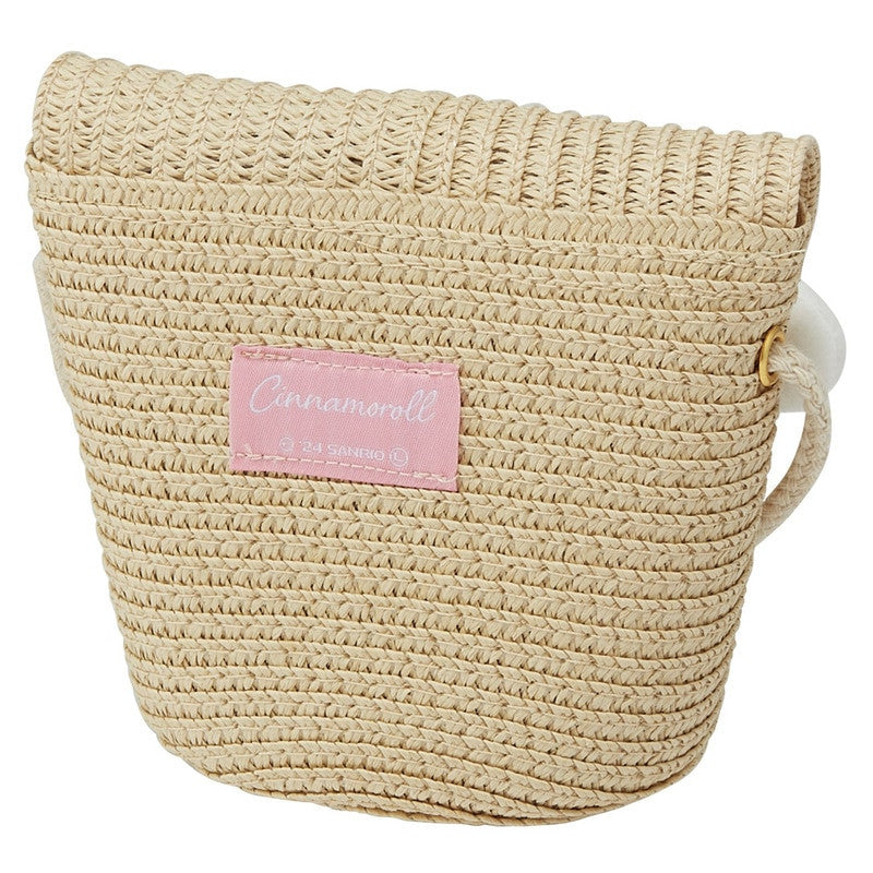 HELLO KITTY - Cinnamoroll - Straw crossbody bag 13.8x13cm