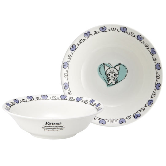 HELLO KITTY - Kuromi - Deep plate "Bone China" 16.7x4.5cm