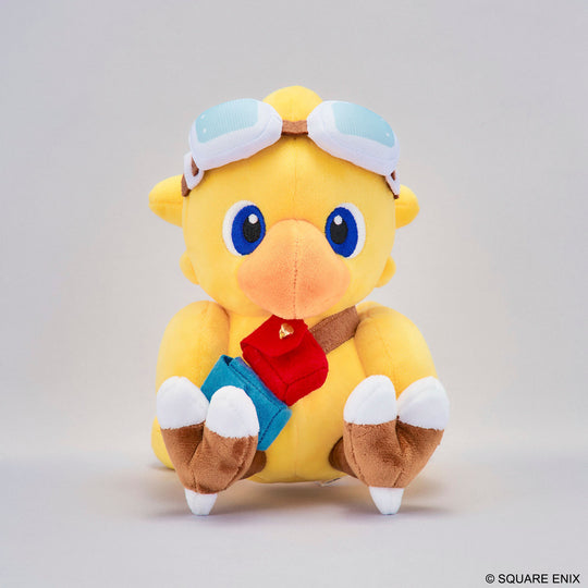 FINAL FANTASY - Chocobo & The flying ship - Plush Picture Book 16cm