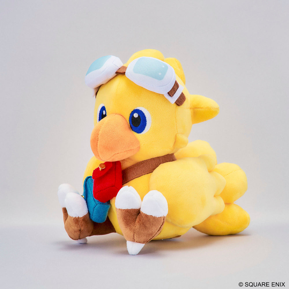 FINAL FANTASY - Chocobo & The flying ship - Plush Picture Book 16cm