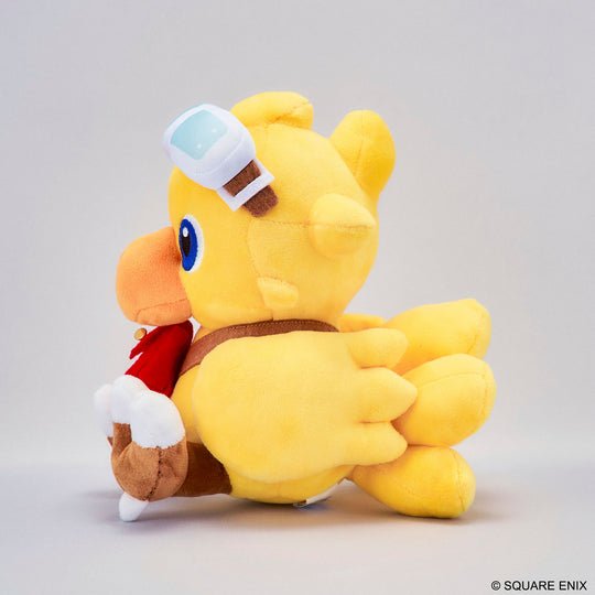 FINAL FANTASY - Chocobo & The flying ship - Plush Picture Book 16cm