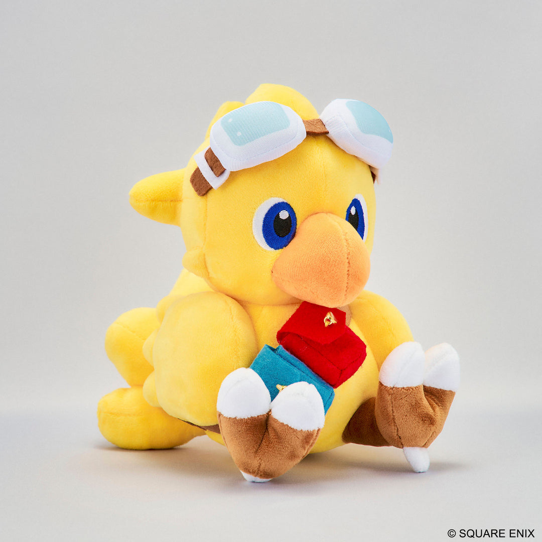 FINAL FANTASY - Chocobo & The flying ship - Plush Picture Book 16cm