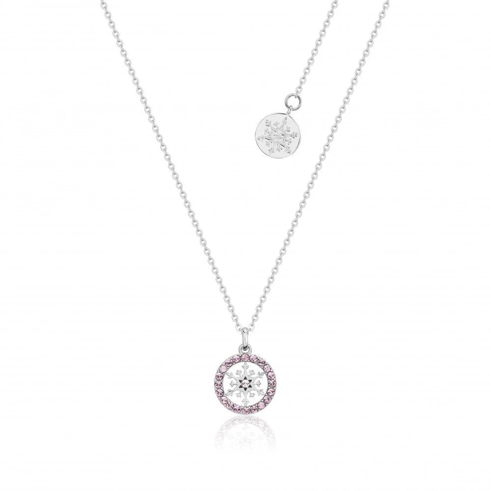 FROZEN 2 - Snowflake Birhstone Necklace Jun 'SS Rhodium Plated'