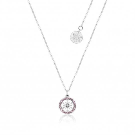 FROZEN 2 - Snowflake Birhstone Necklace Jun 'SS Rhodium Plated'