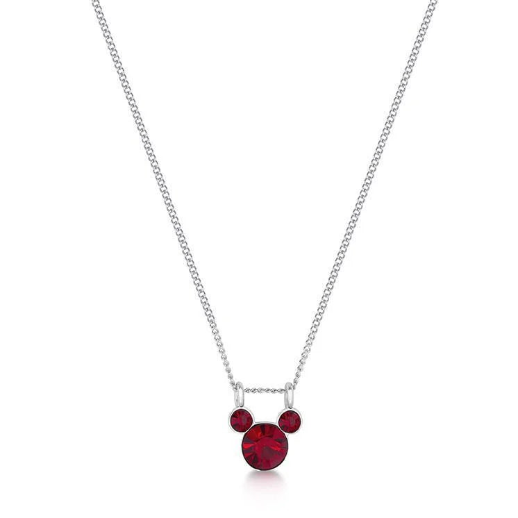 DISNEY MICKEY MOUSE - Birthstone Necklace - January