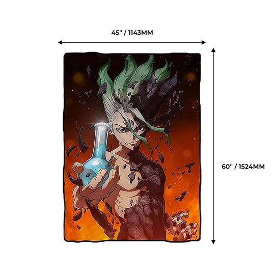 DR STONE - Senku - Blanket 114x152cm