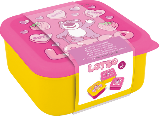 TOY STORY - Lotso - Snack Boxes - 3 pcs