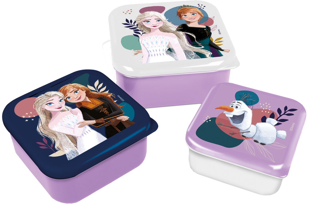 FROZEN - Elsa & Anna - Snack Boxes - 3 pcs