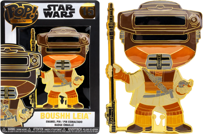 STAR WARS - Pop Large Enamel Pin N° 15 - Boushh Leia