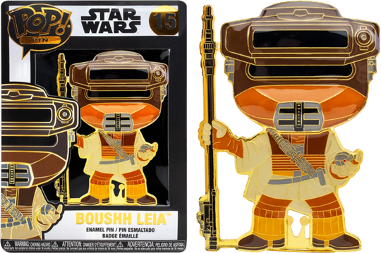 STAR WARS - Pop Large Enamel Pin N° 15 - Boushh Leia