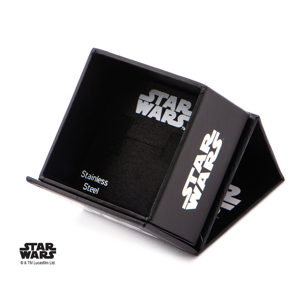 STAR WARS - Women's Stainless Steel Rebel Alliance Cut Ring - Size 6