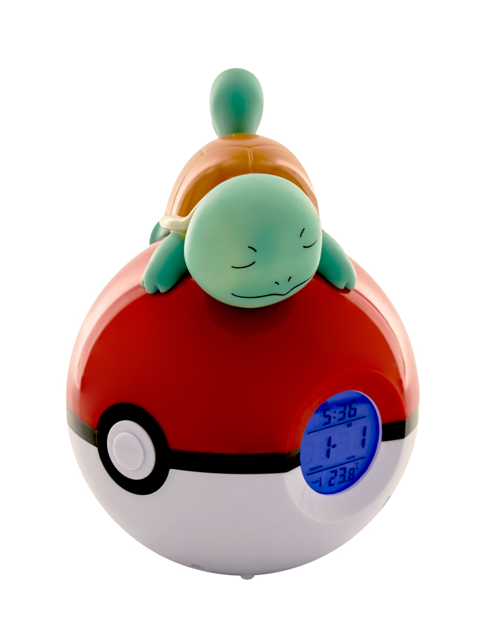 POKEMON - Squirtle - LED Light-Up Alarm Clock - 6inch