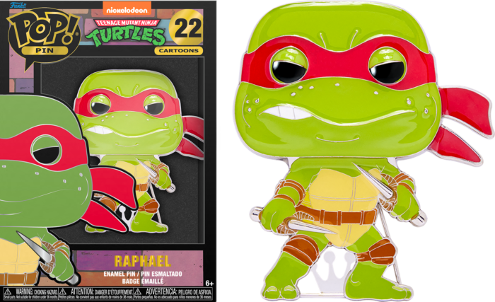 TEENAGE MUTANT NINJA TURTLES - Pop Large Enamel Pin N° 22 - Raphael