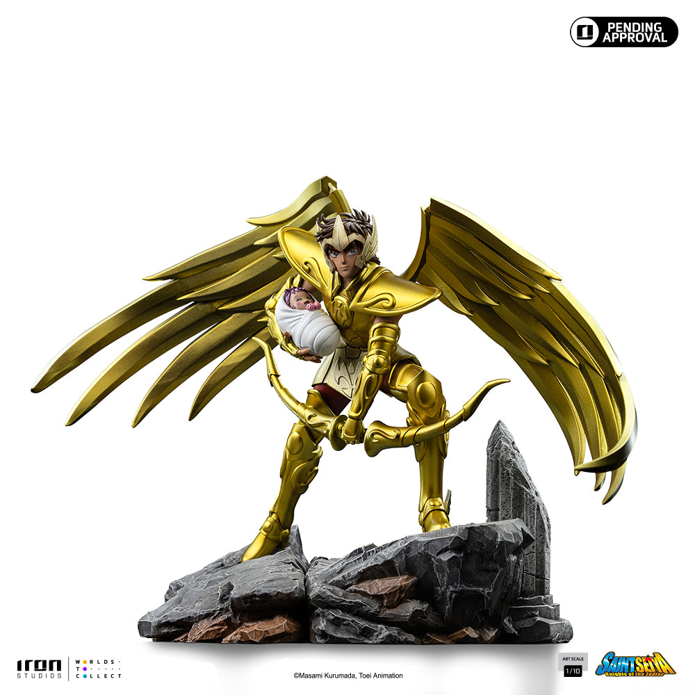 SAINT SEIYA - Sagittarius Aiolos - Statue Art Scale 1/10 20.5cm