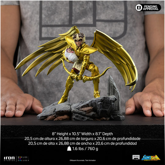 SAINT SEIYA - Sagittarius Aiolos - Statue Art Scale 1/10 20.5cm