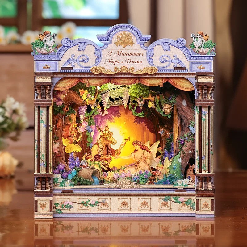 BOOK NOOK KIT - DIY - A Midsummer Night's Dream - 107pc + LED Light