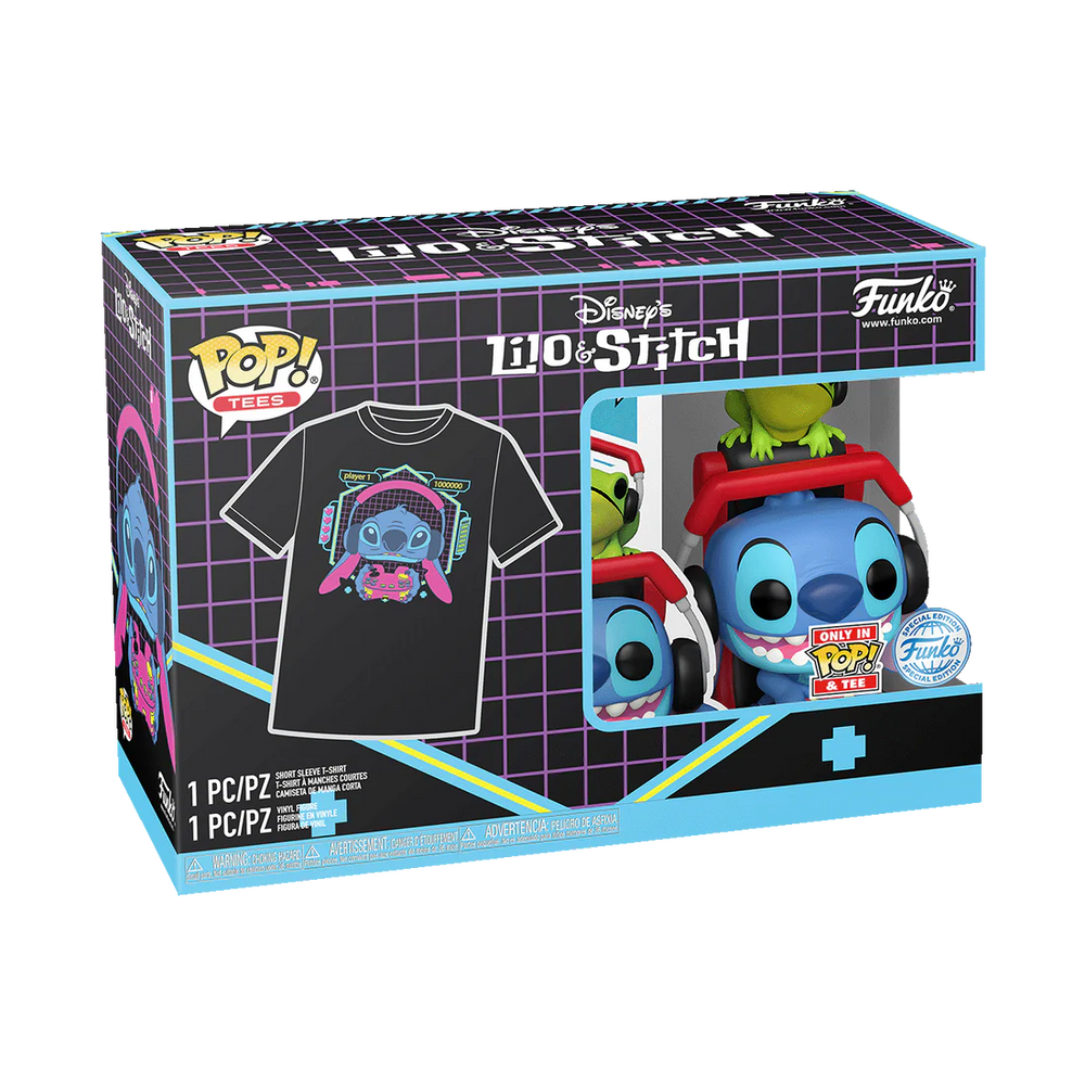 LILO STITCH - POP N° XXX - Gmr Stitch with frog + Tee (M)
