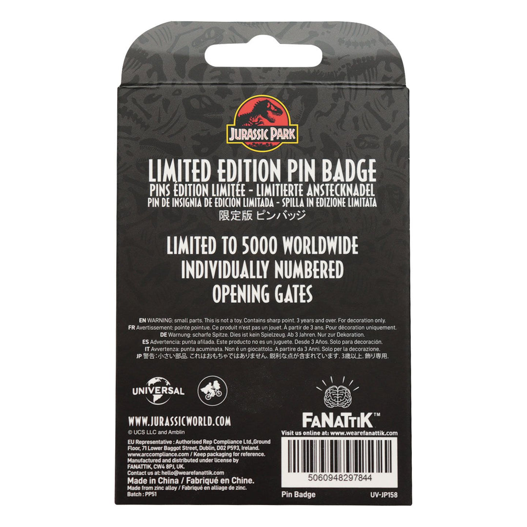 JURASSIC PARK - Gates Hinged - Pin's Limited Edition