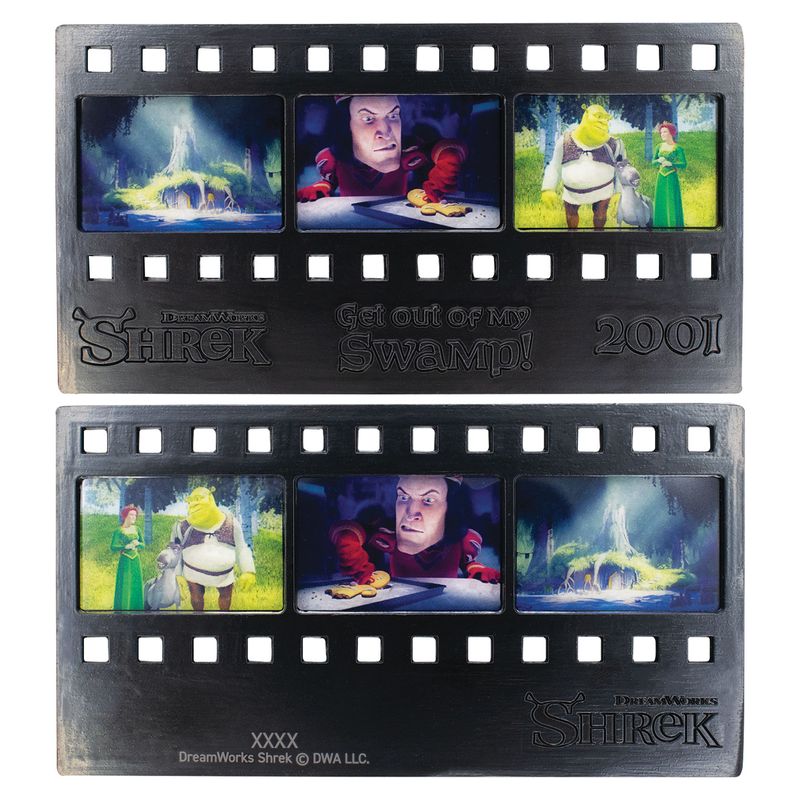 SHREK - Metal Film Strip Collectible