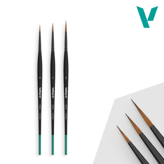 GUNDAM TOOLS - Brush Round Pinter Set - Size '0-1-2'