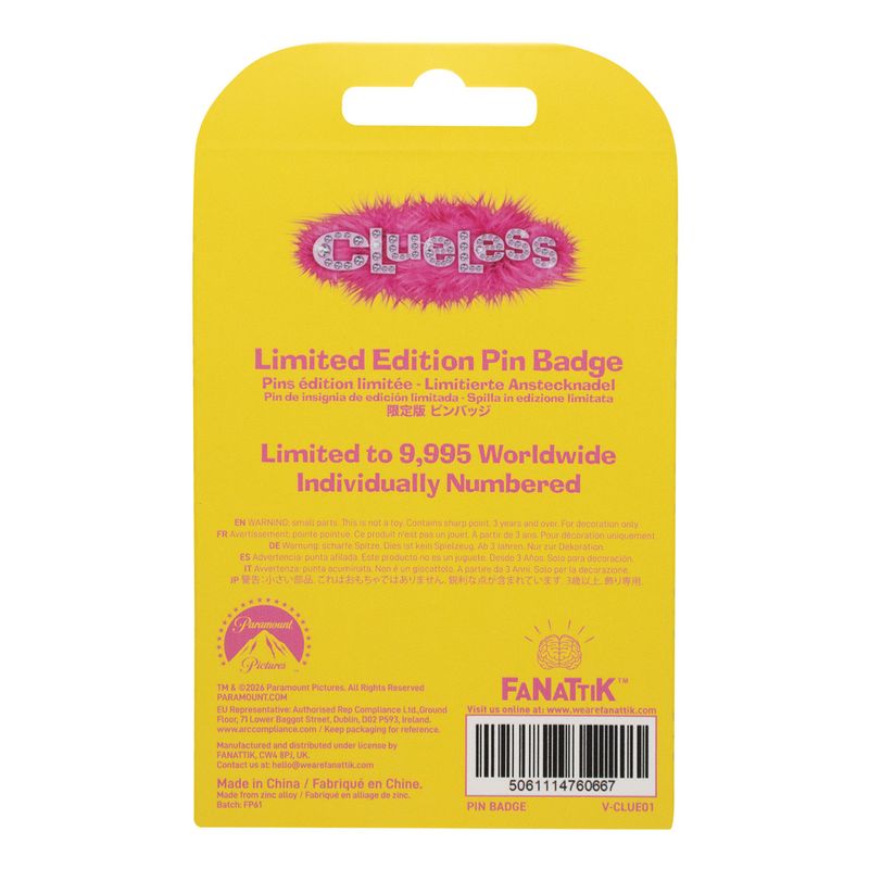 CLUELESS - Total Betty - Limited Edition Pin's