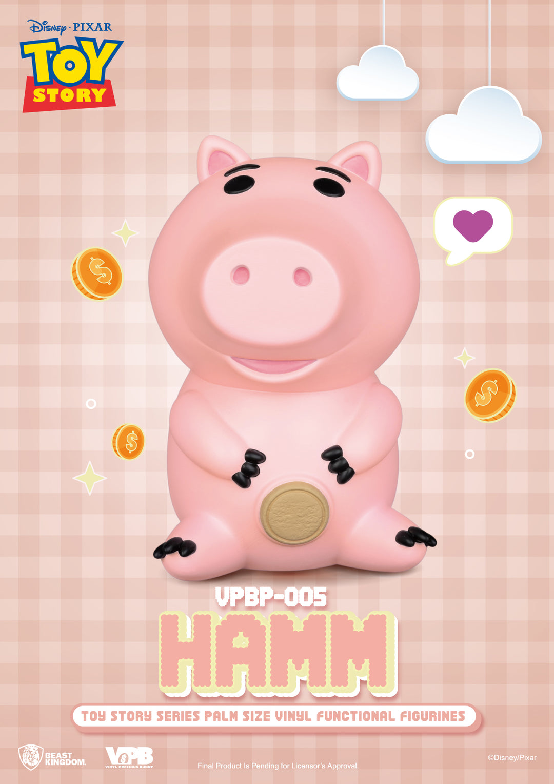 TOY STORY - Hamm - Bank Vinyl Figure 11.7cm