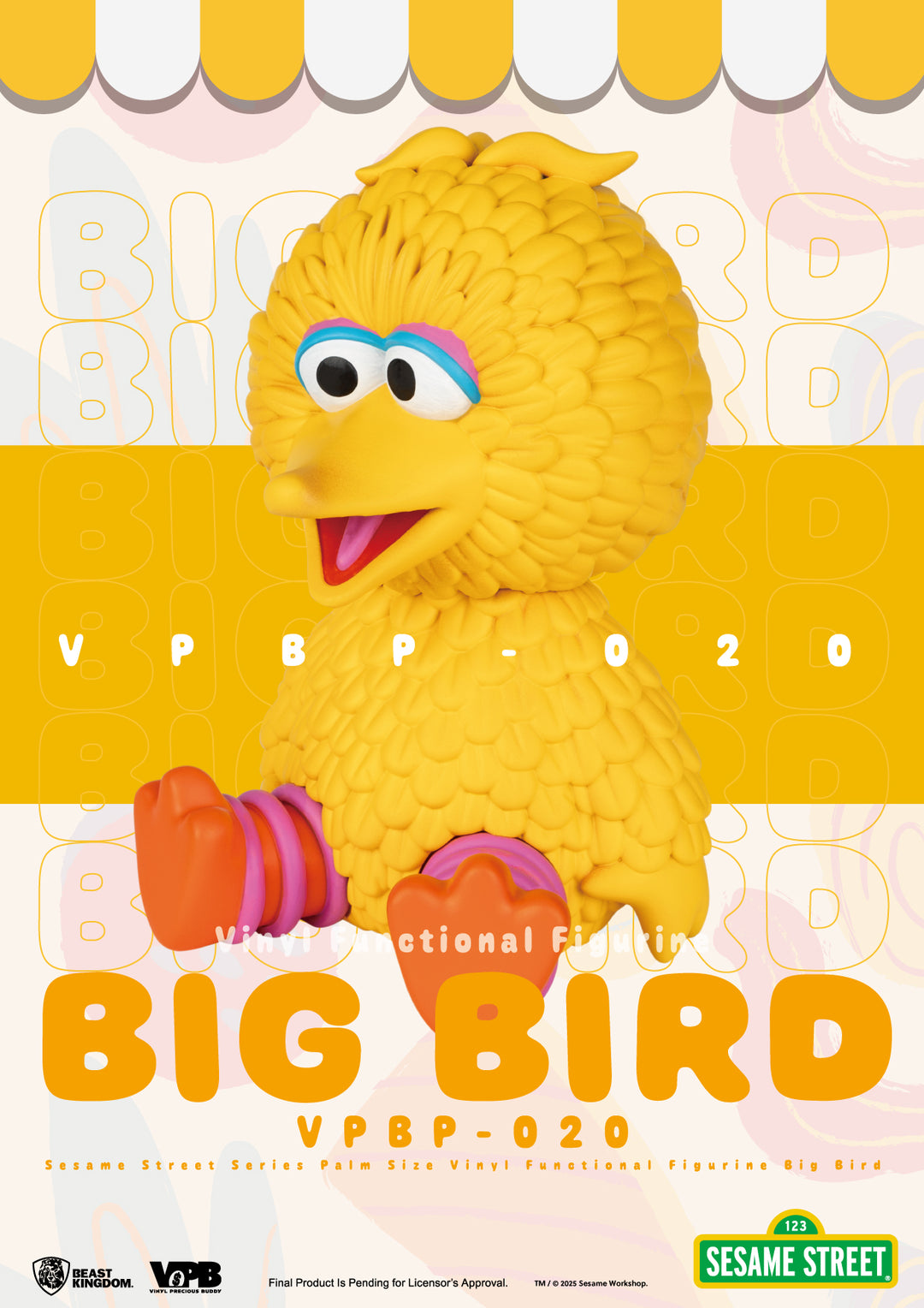 SESAME STREET - Big Bird - Palm Size Bank 12.7cm