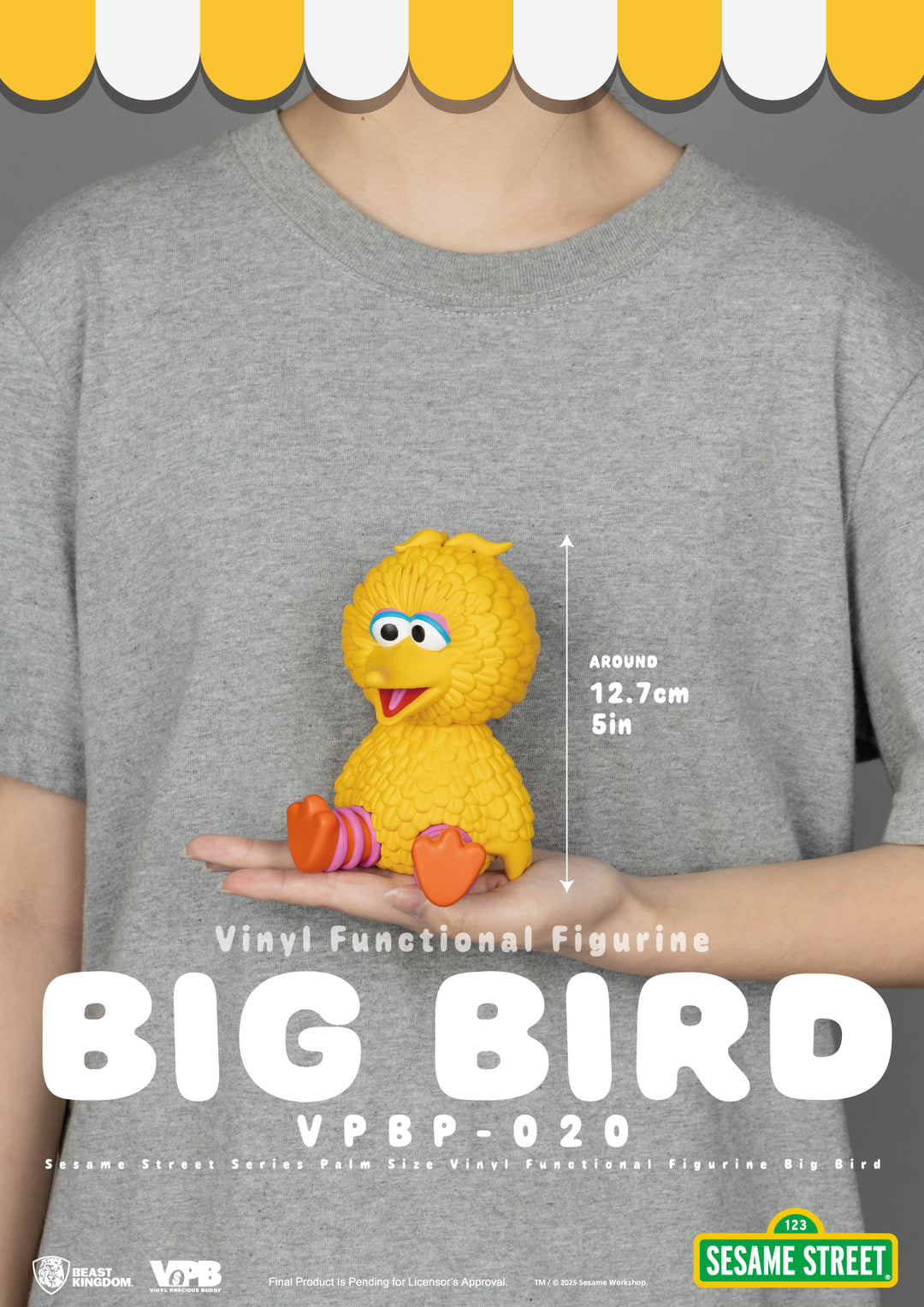 SESAME STREET - Big Bird - Palm Size Bank 12.7cm