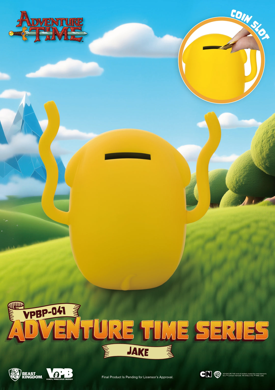 ADVENTURE TIME - Jake - Bank Vinyl Figure 12.2cm
