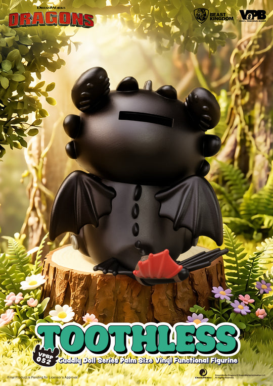 HOW TO TRAIN YOUR DRAGON - Toothless - Bank Vinyl Figure 11.7cm