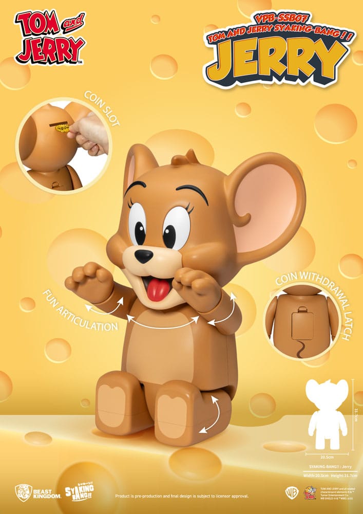 TOM & JERRY  - Jerry - SYAKING Bank 30cm