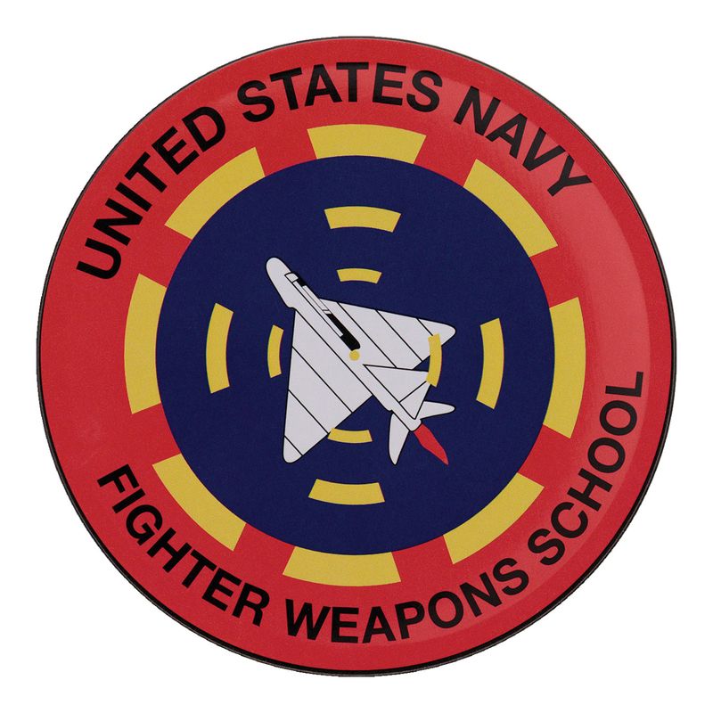 TOP GUN - 4 Embossed Metal Coasters