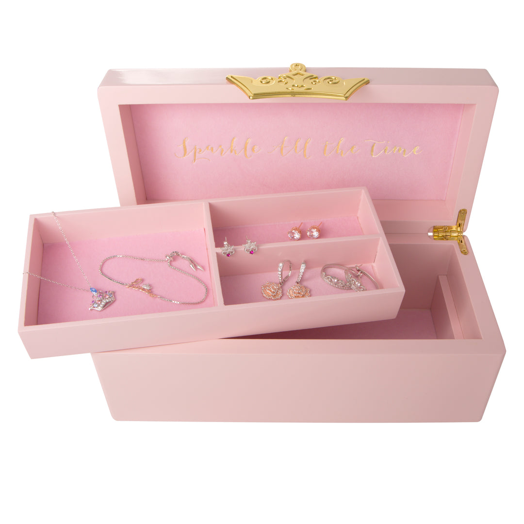 DISNEY - Princess - Jewellery Box in Wood - 24x 11,5x 10 cm