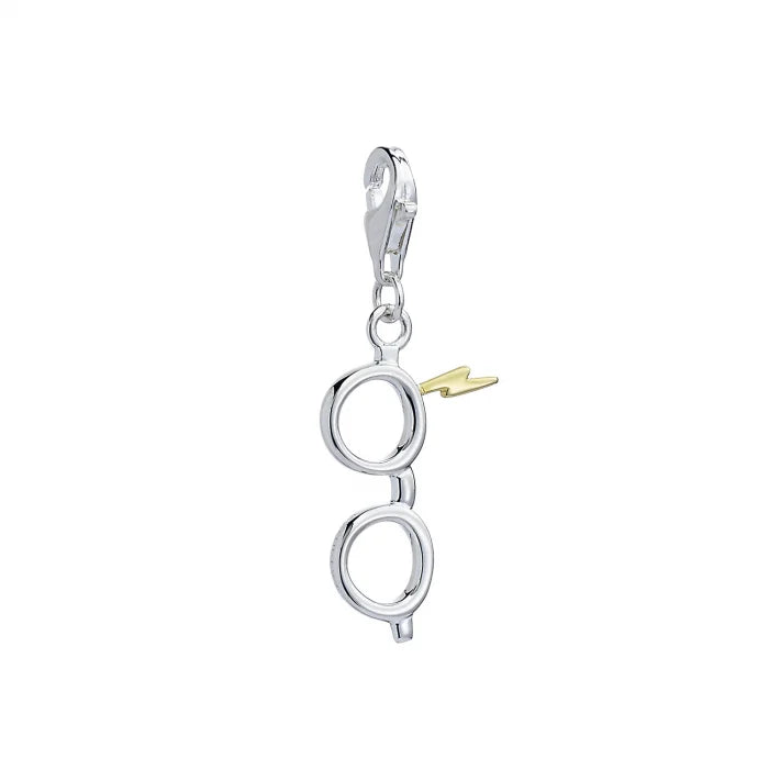 HARRY POTTER - Lightning Bolt & Glasses - Clip on Charm for Bracelet