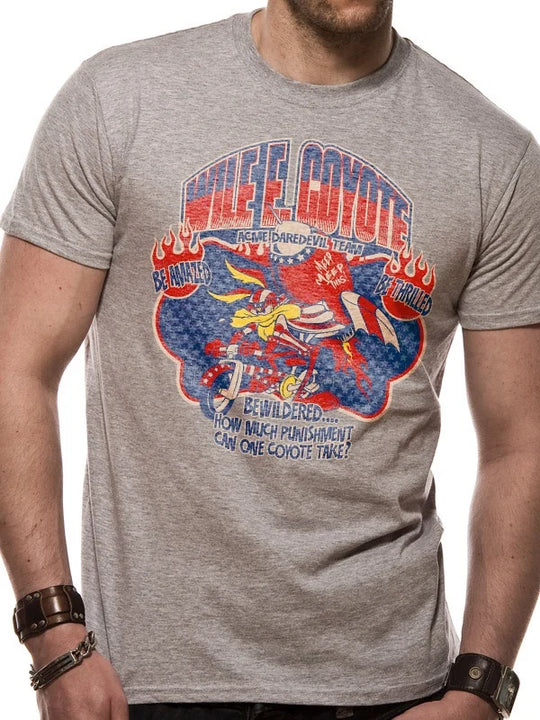 LOONEY TUNES - T-Shirt IN A TUBE- Wile E Coyote (M)