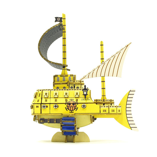 ONE PIECE - Law's Submarine - Wood Model Kit 13.2x8.5x16cm