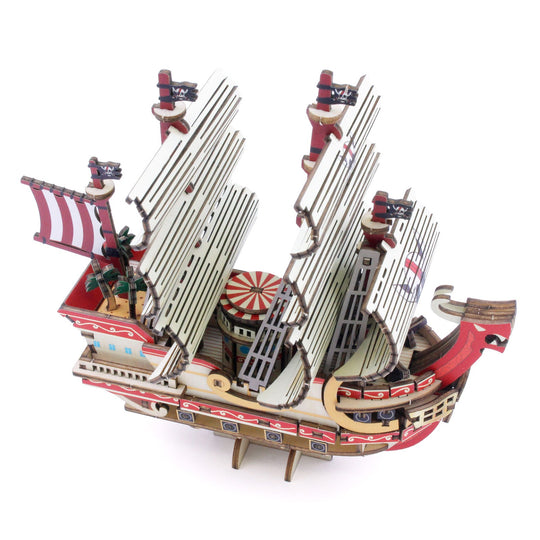ONE PIECE - Red Force - Wood Model Kit 14x7.1x13.7cm
