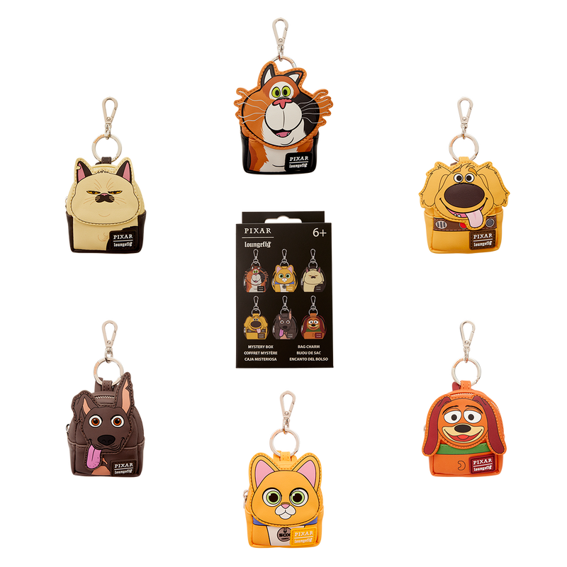 PIXAR - Dogs And Cats - Mini Backpack Bag Charm Loungefly Mystery Box