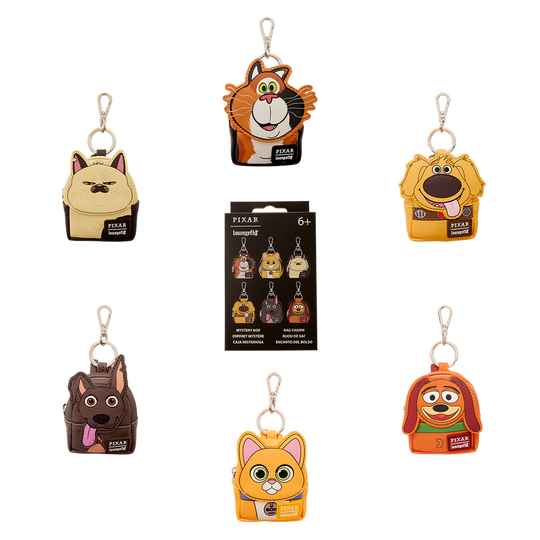 PIXAR - Dogs And Cats - Mini Backpack Bag Charm Loungefly Mystery Box
